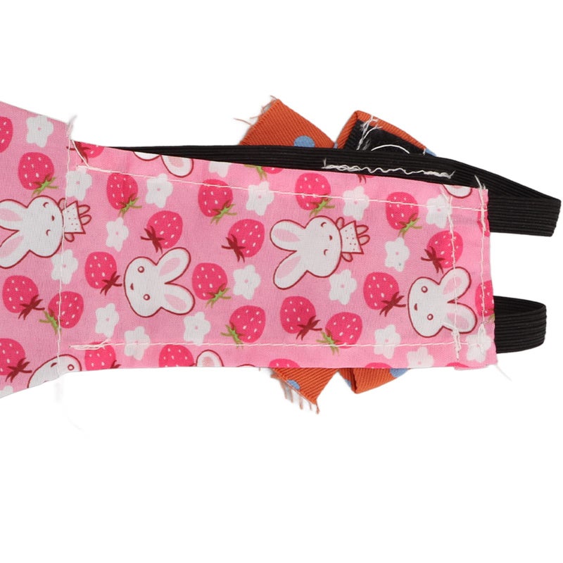 Cute Rabbit Pattern Reusable Poultry Diapers For Chickens Ducks Geese Yellow XS - Image 5