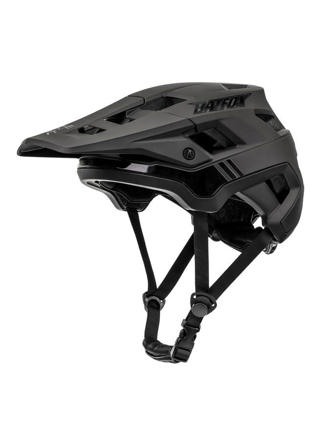 BATFOX Bike Helmet,Mountain Bike Helmet Helmets for Men Women Adults Youth (Black, M(54-57CM)) - Image 1