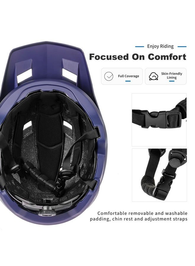 BATFOX Bike Helmet,Mountain Bike Helmet Helmets for Men Women Adults Youth (Black, M(54-57CM)) - Image 3