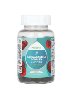 Phytoral Phytoral, Ashwagandha Complex Gummies, Tart Cherry, 60 Gummies  - Image 1