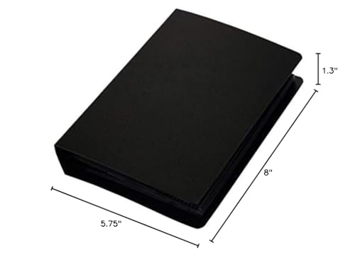 2PO Photo Album 5x7 Inch Holds 100 Photos - Art Portfolio with Protective Poly Case - Space Saver - Image 5