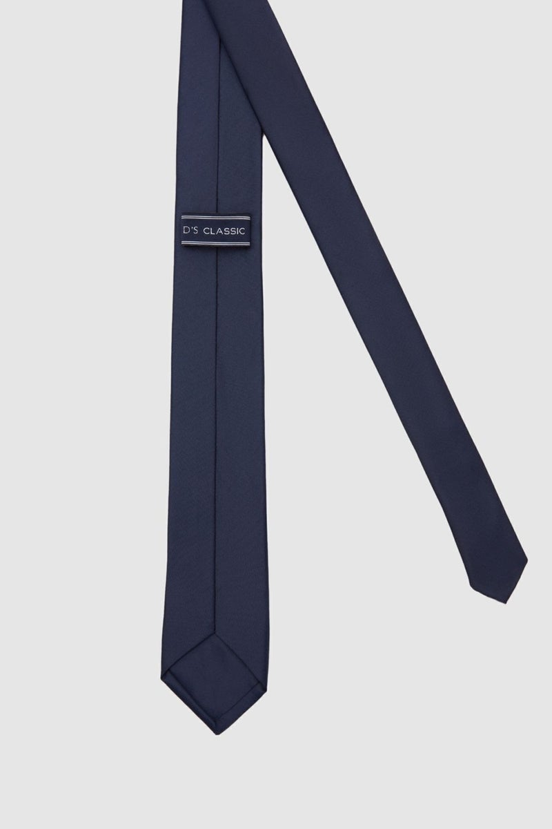 D'S DAMAT Navy Blue Plain 5.5 cm Tie 0HF15ORTKRDUZ  - Image 4