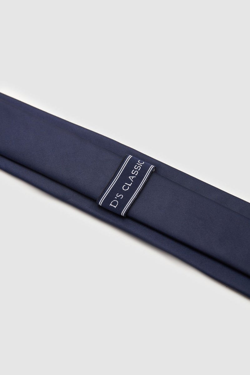 D'S DAMAT Navy Blue Plain 5.5 cm Tie 0HF15ORTKRDUZ  - Image 2