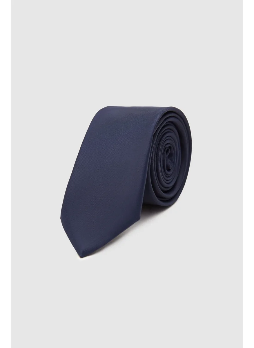 دي أس دامات Navy Blue Plain 5.5 cm Tie 0HF15ORTKRDUZ