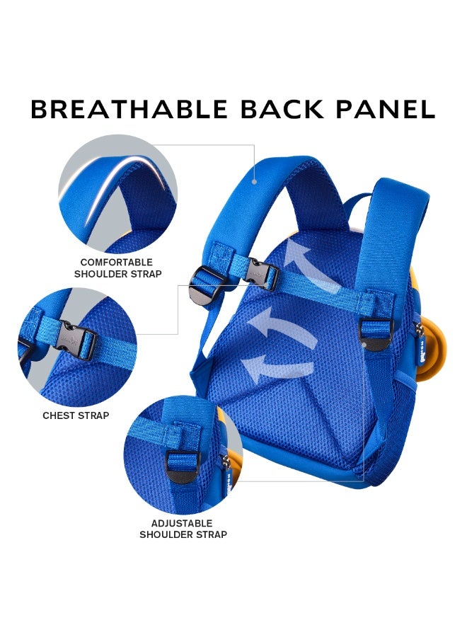 Nohoo 3D Cute Volleyball Kids School Bag/Activity Bag 10" - Blue - Image 4