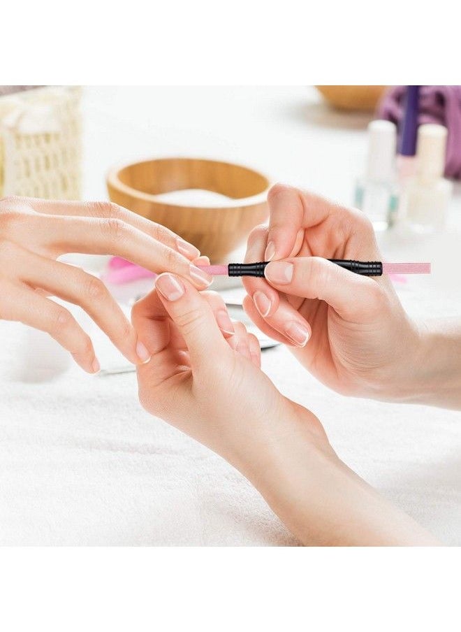 Mudder - 6 Pieces Pumice Stone Nail File Stone Sanding Nail File Stone Cuticle Remover Stick Doubleheaded Polishing Pen For Household Beauty Salon Fingernail Toenail Peeling Dead Skin Repairing - Image 1
