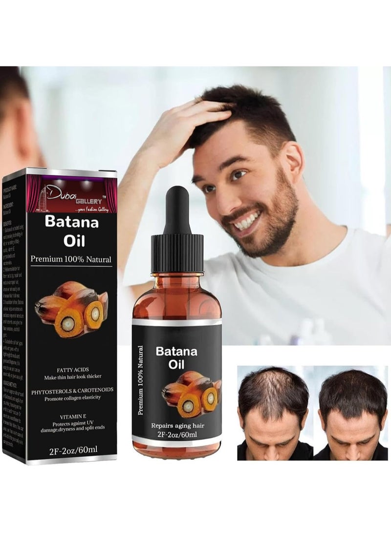 DubaiGallery Batana Oil Organic Batana Oil for Healthy Hair, Natural Batana Oil Promotes Hair Wellness Enhances Hair & Skin Radiance for Men & Women - Image 1