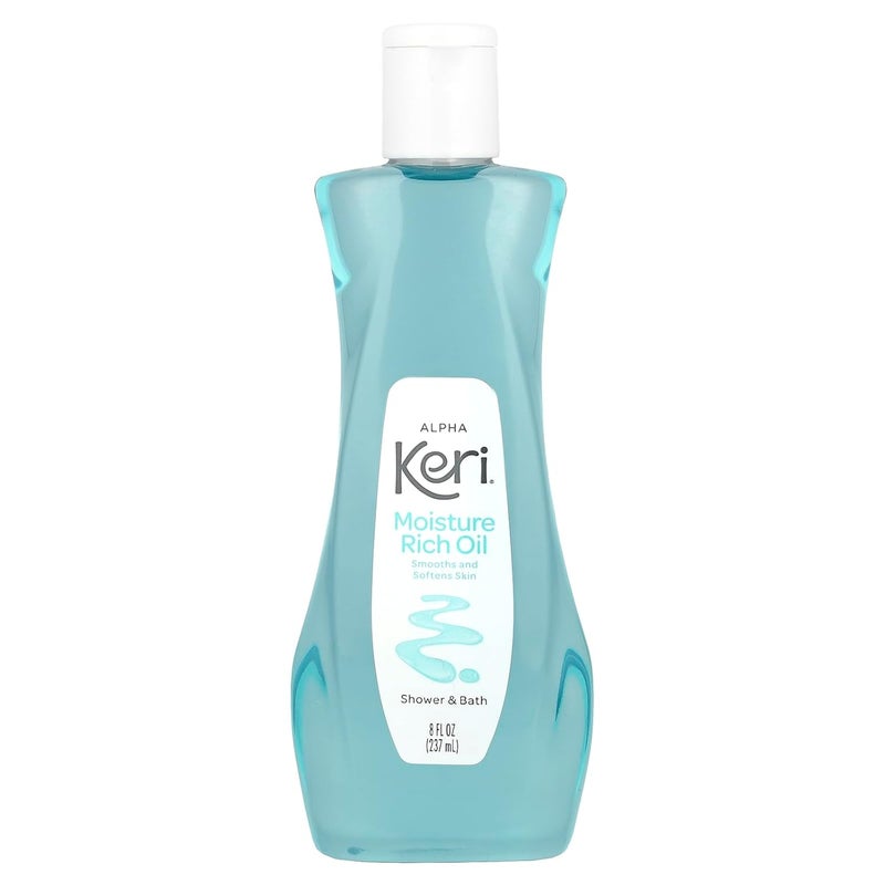 Keri Moisture Rich Shower Bath Oil Clear 8 Ounce