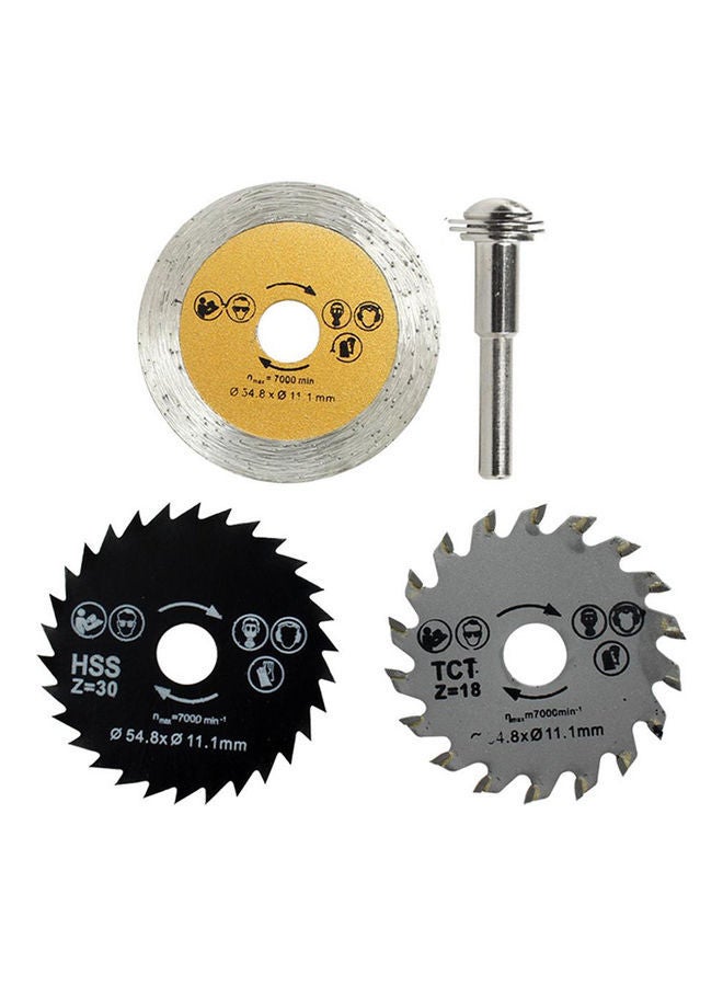 NIBEMINENT 3-Piece Circular Saw Blade Multicolour - Image 1