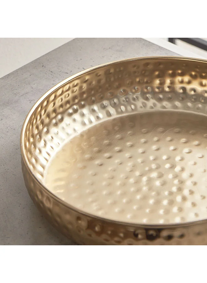 Home Box Avya Metal Hammered Urli 30 x 7 x 30 cm