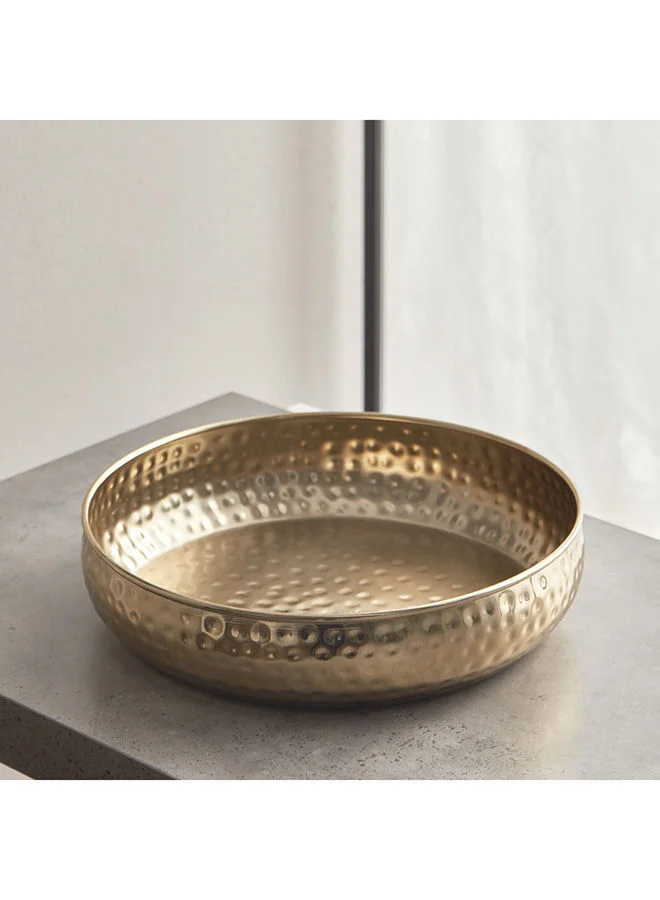 Home Box Avya Metal Hammered Urli 30 x 7 x 30 cm