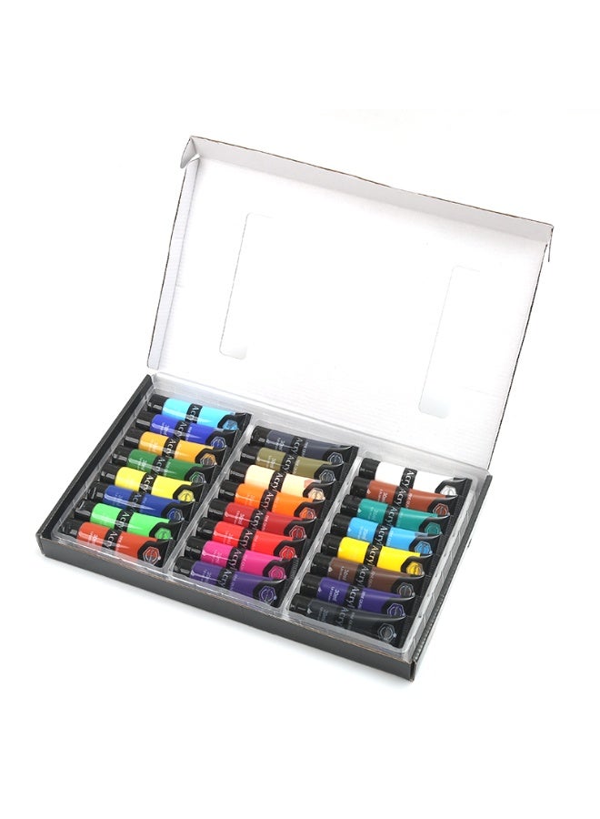Keep Smiling ACRYLIC Paint Set 24 PCS x 30ml – High-Quality Paint for Students & Artists – Bright Colors, Fast-Drying, Mixable - Image 3