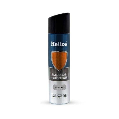 Helios Nubuck & Suede Cleaner 250ML | Restores Color & Shine | Shoe & Bag Care Solution | Removes Dirt & Revives Finish | Easy to Use Spray (Natural) - Image 1