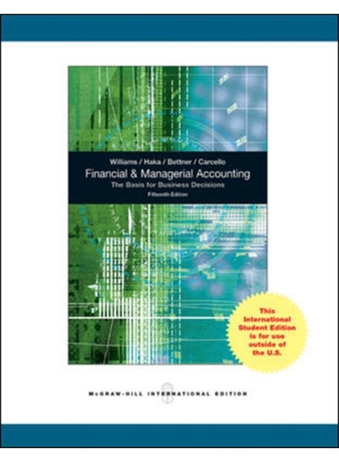 Financial & Managerial Accounting 
