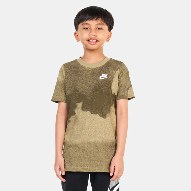 Nike Kids' Sportswear Club Season Allover Print T-Shirt