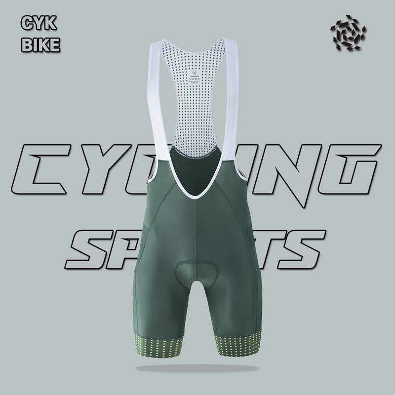 CYKBIKE Men's Summer Cycling Shorts with Suspenders - Image 5