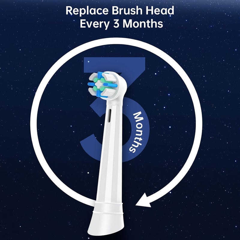15 قطعة غيار متوسطة الشعيرات لفرشاة "أو أي" Oral-B B1035 - Image 3