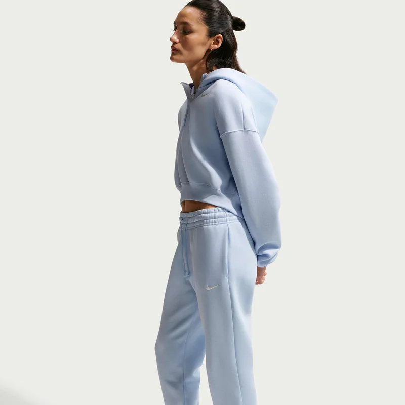 Nike Blue Women's Sportswear Phoenix Fleece Sweatpants for Women | Best Price UAE
