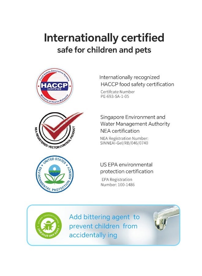 أدفيون جل أدفيون 30 غرام للصراصير مع مكبس وطرف - للصراصير الألمانية والأمريكية والمنزلية - عبوة واحدة - Image 5