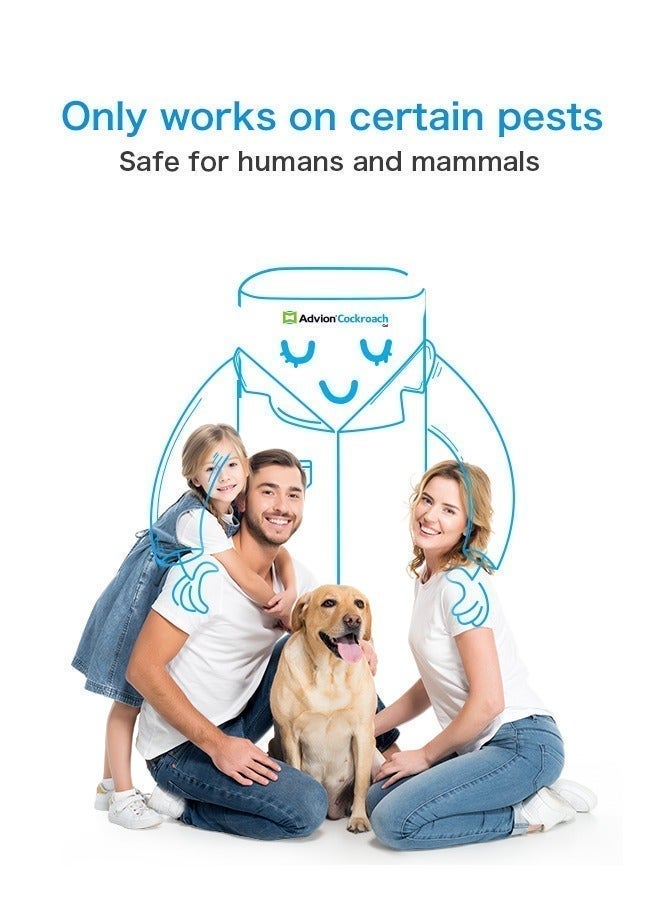 Advion 30g Cockroach Gel with Plunger & Tip – For German, American & Household Roaches – 1 Pack - Image 5