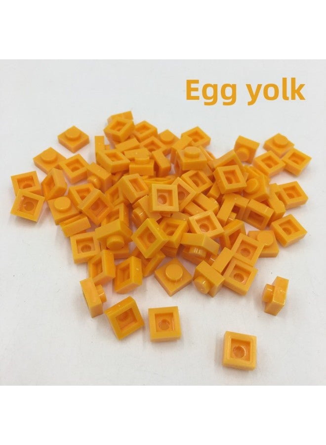 Building Block Parts Small Particles Basic Parts Short 1*1 Hole Pixel Particles Assembled Building Blocks Draw Two-dimensional Code 0.1 Kg/bag 