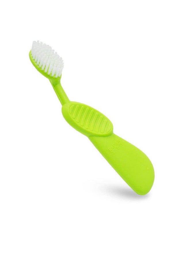 Radius Toothbrush Flex Brush BPA Free & ADA Accepted Designed to Improve Gum Health & Reduce Gum Issues - Right Hand - Lime White - Pack of 1 - Image 3