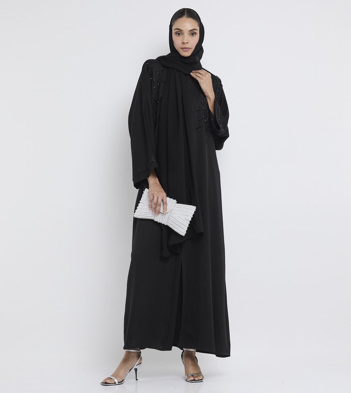 ROZA Stylish Hand Work Abaya - Image 5