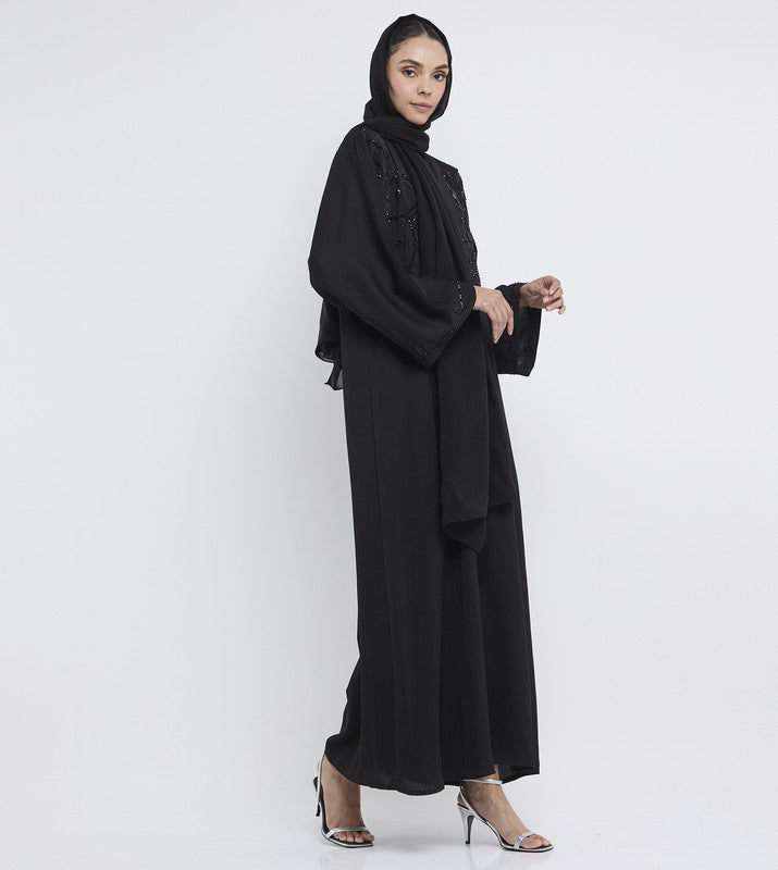 ROZA Stylish Hand Work Abaya - Image 2