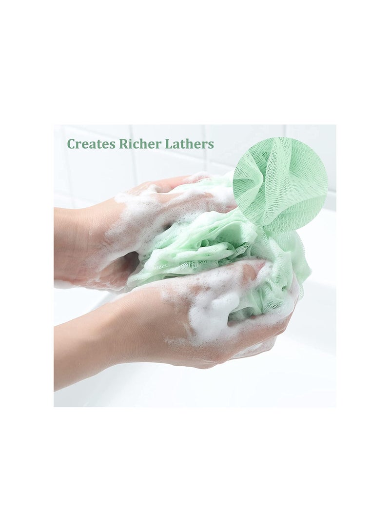 أوريتي الاسفنج الاسفنجة الاسفنجة لوف الاسفنجة 50 جرام شبكة الكرات الاسفنجة 4 قطع - Image 5