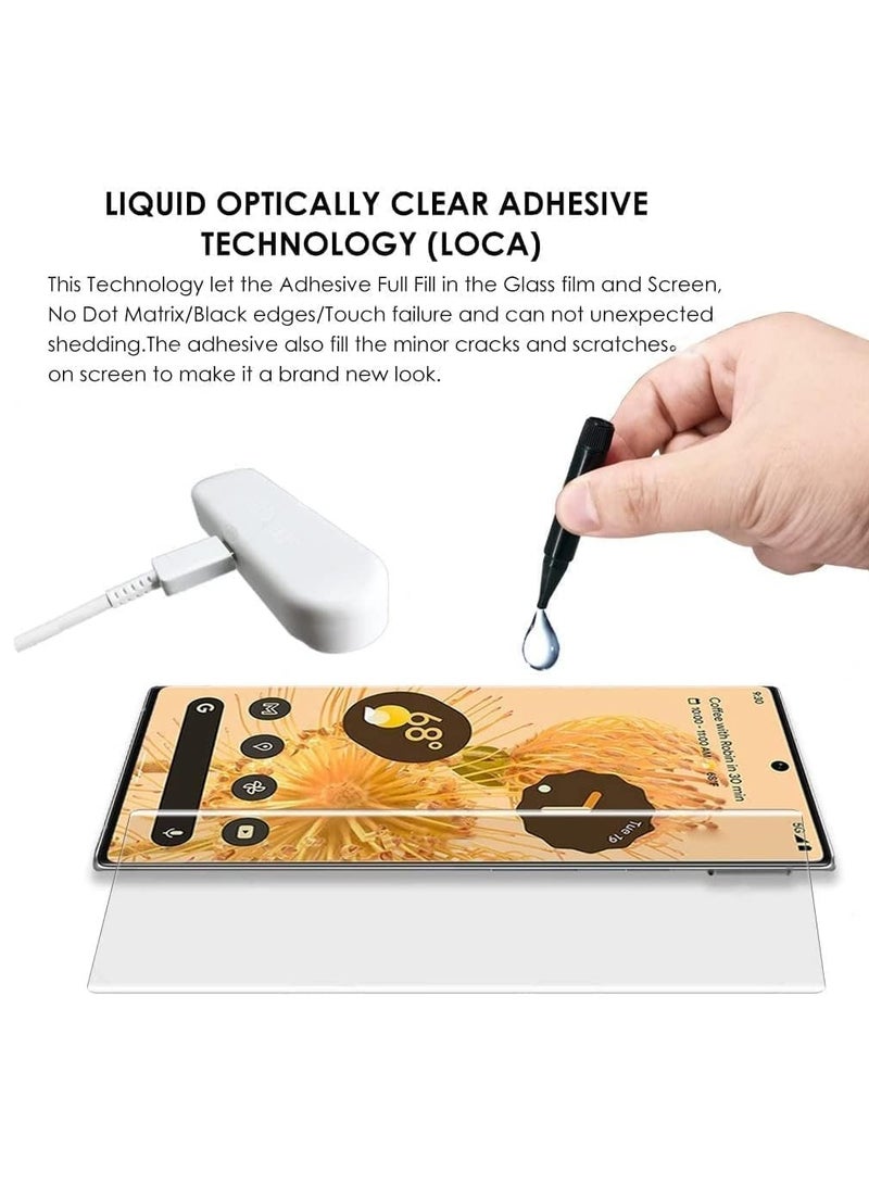 MIGOFAST Screen Protector for Google Pixel 6 Pro UV Tempered Glass, Film HD Screen Saver, 9H Hardness, Bubble-free Screen Replacement Protector Film - Image 3