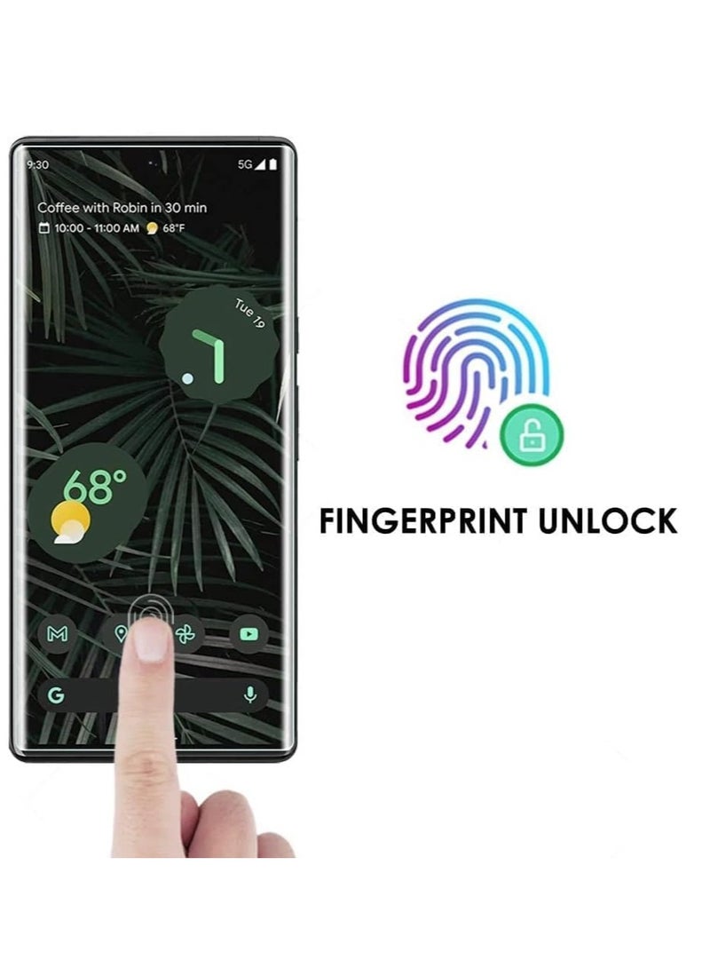 MIGOFAST Screen Protector for Google Pixel 6 Pro UV Tempered Glass, Film HD Screen Saver, 9H Hardness, Bubble-free Screen Replacement Protector Film - Image 4