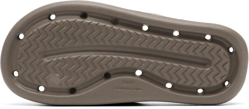 GETOEU Shower Shoes for Women and Men Massage Slide Sandals Soft Cushioned Anti-Slip Pool Slides Comfort Arch Support Quick Drying Shower Shoes with Drain Holes Bathroom Slides Slippers - Image 4