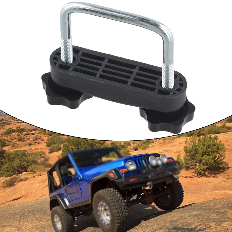 Roof Rack Clamp U Bracket With Locking Nut 3.15 Inch Metal And PP - Image 5