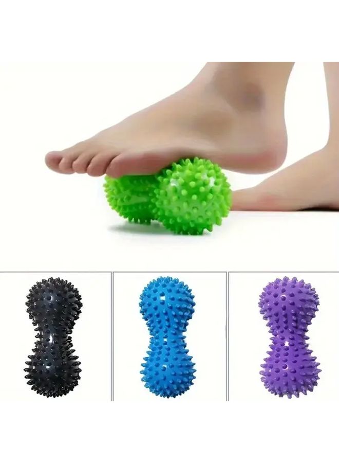 Black Peanut Massage Ball for Muscle Neck Tension Relief Back Shoulder Feet Pain - Image 5