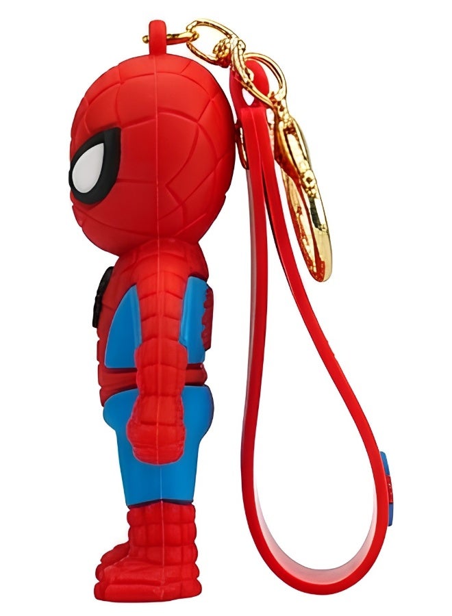 سبايدر مان ميدالية مفاتيح "سبايدر مان" (Spider-Man) من مارفل بتصميم ثلاثي الأبعاد، ميدالية شخصية للأطفال، إكسسوار للحقائب، تعليقة لحقيبة الظهر، هدية ولعبة قابلة للاقتناء، تصاميم متنوعة. - Image 3