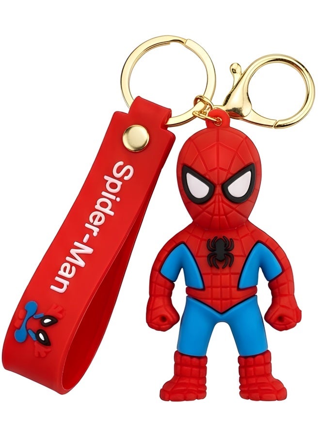 سبايدر مان ميدالية مفاتيح "سبايدر مان" (Spider-Man) من مارفل بتصميم ثلاثي الأبعاد، ميدالية شخصية للأطفال، إكسسوار للحقائب، تعليقة لحقيبة الظهر، هدية ولعبة قابلة للاقتناء، تصاميم متنوعة. - Image 1