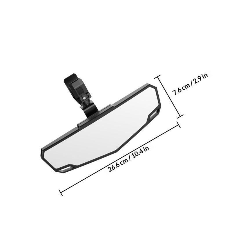 ATV Rear View Mirror Replacement Auxiliary Mirror UTV Mirror Blind Spot Mirror - Image 2