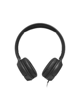 Tune 500 Wired On-Ear Headphones - Deep Pure Bass - 1 Button Remote - Lightweight - Foldable - Tangle Free Cable Black - view 2