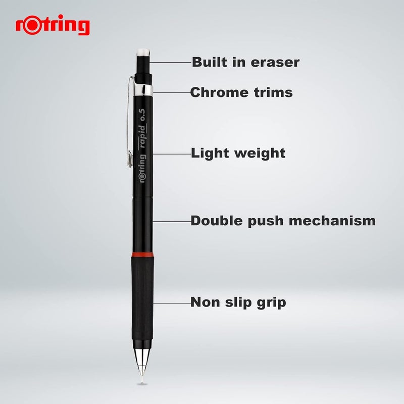 Rotring Rotring Mechanical Pencil Rapid 05mm Lead 1904730  - Image 2