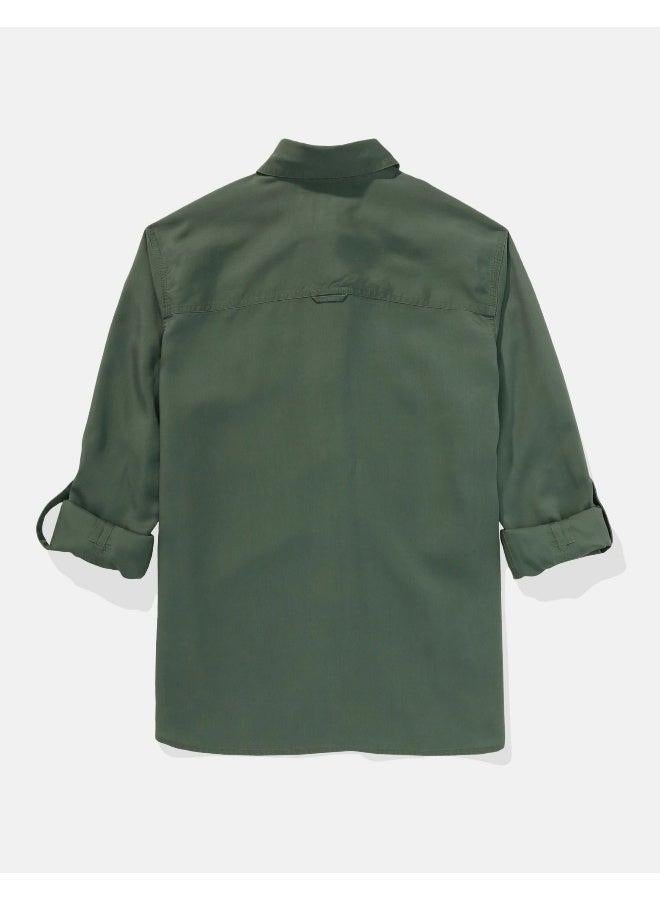 امريكان ايجل قميص بأزرار وأكمام طويلة من - Image 2