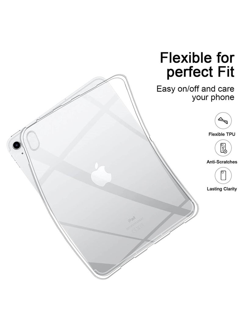 Cover Compatible with Apple iPad 10 2022 10,9" Case Protector, Thin Slim Soft TPU Silicone Clear Cover, Anti-fall & Shock-Absorbing & Anti-Scratch Protective Case - Image 5