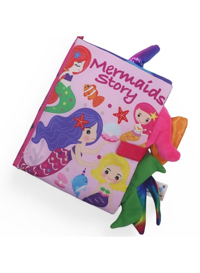 كراديل كروفت كتب ألعاب قماشية من Kradyl Kroft للأطفال والرضع | ألوان وملمس نابض بالحياة | كتب تعليمية وترفيهية للأطفال الصغار (قصة حورية البحر) - Image 3