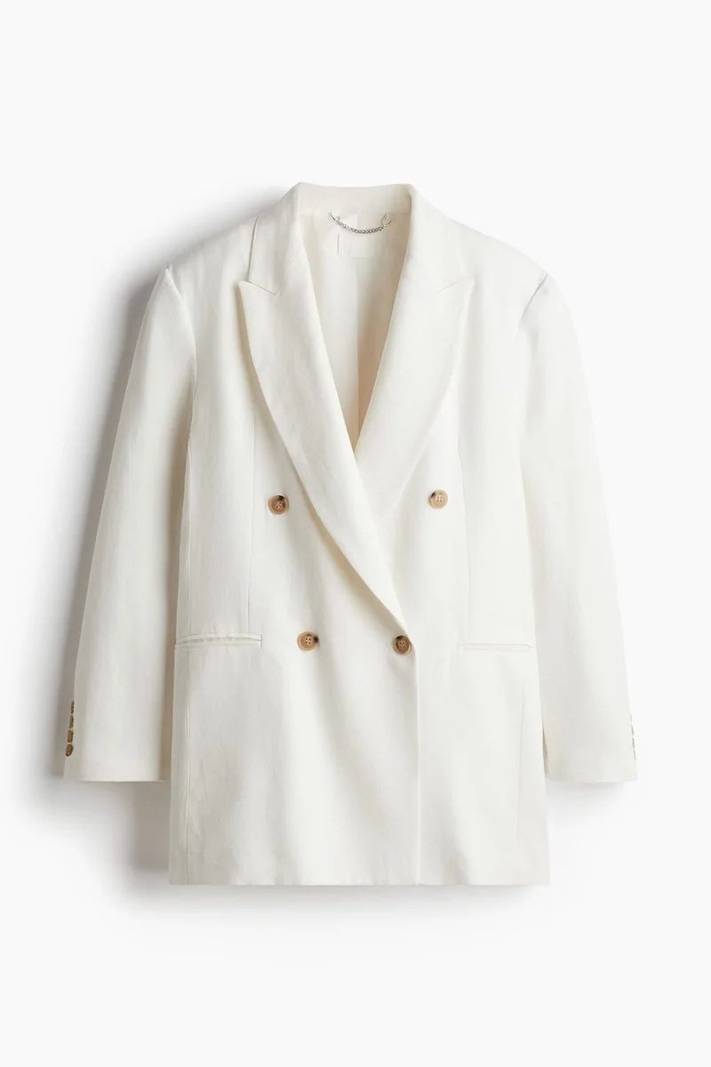 H&M Linen-blend blazer