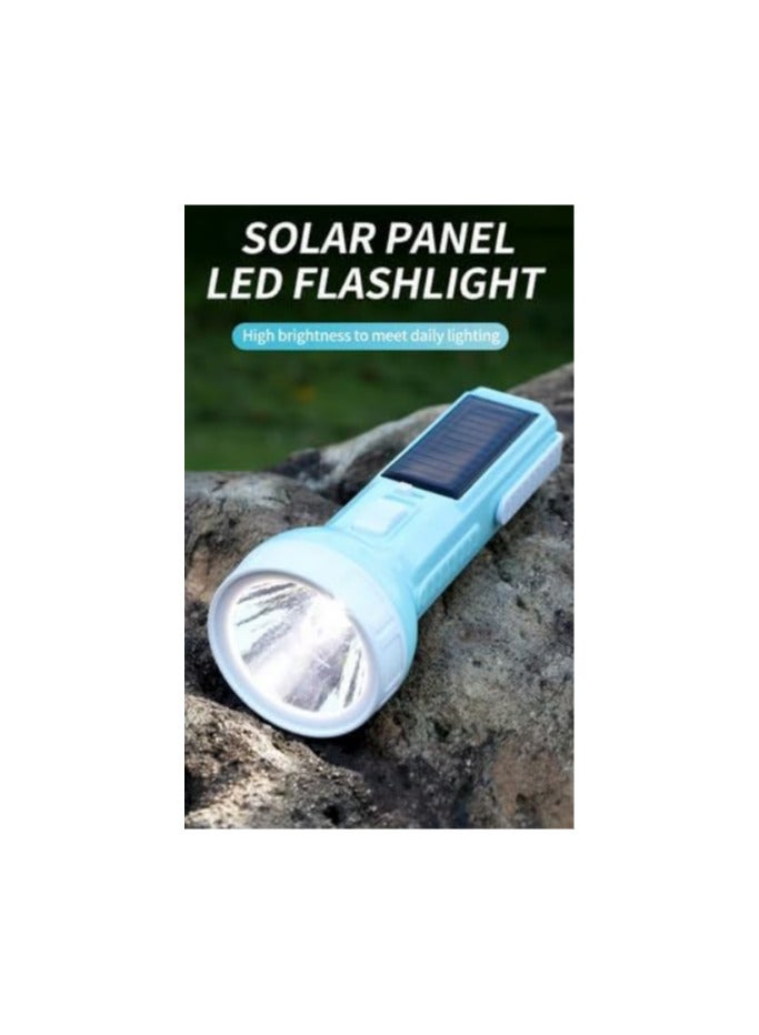 Small LED searchlight that charges with solar energy or AC power for camping, travel and emergencies - Image 4