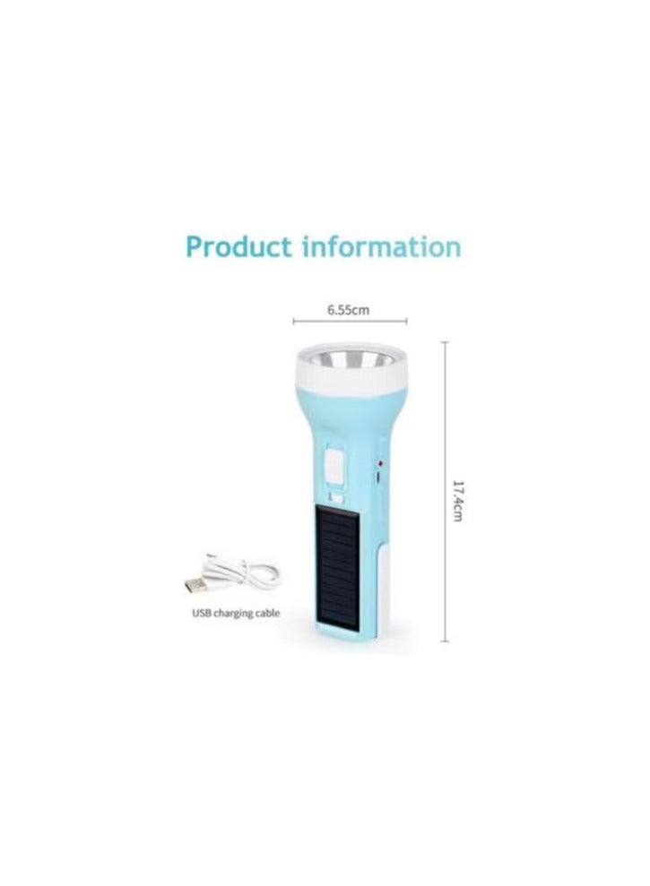 Small LED searchlight that charges with solar energy or AC power for camping, travel and emergencies - Image 3