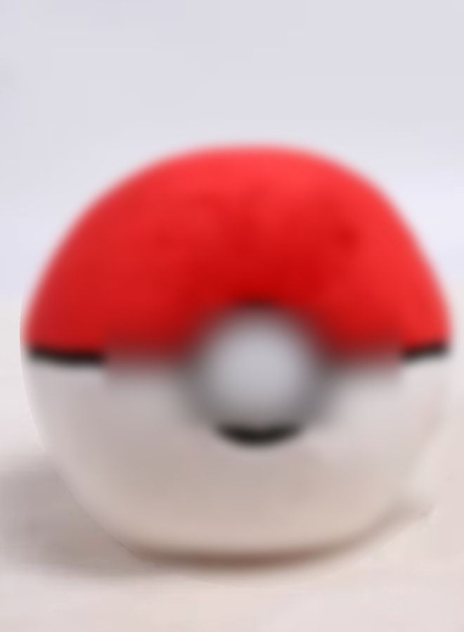 18cm Cozy and Soft  Anime Magic Summon Ball Plush Toy - Classic Red White Spirit Ball - Ideal Birthday Gift, and Versatile Home Decor for Bedroom, Living Room, and Desk - Image 2