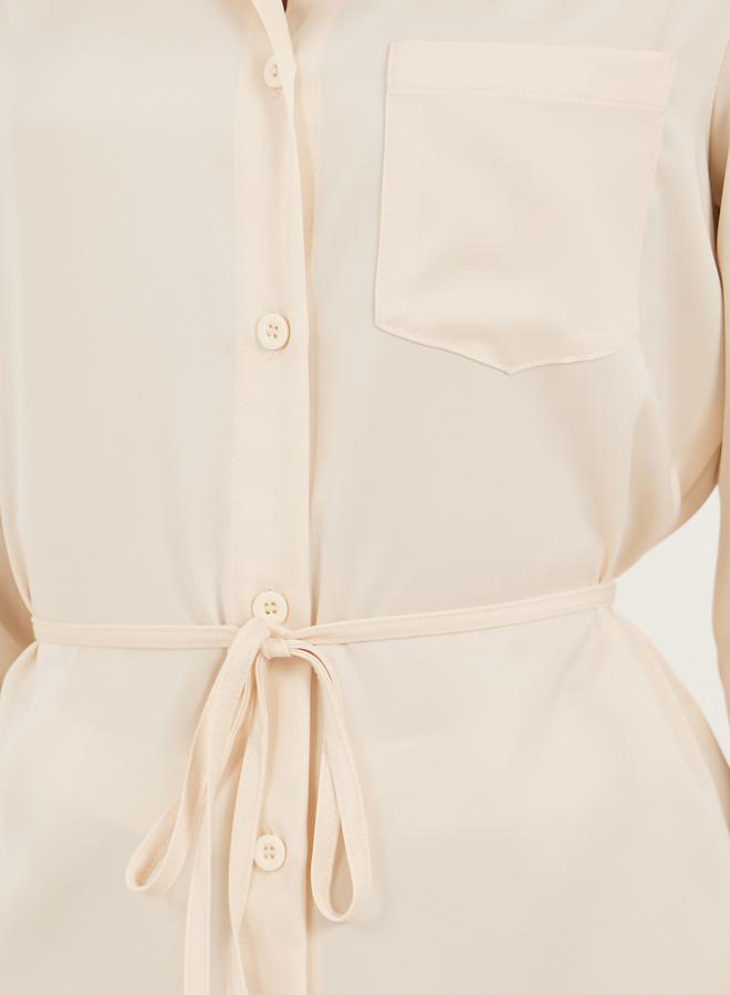 Styli Solid Regular Fit Spread Collar Shirt - Image 3