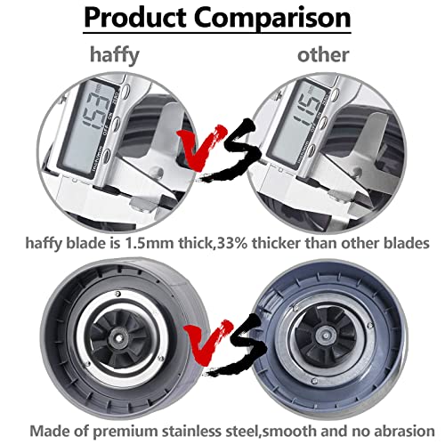 haffy Blender Blade Replacement – Replacement Blade Compatible with NutriBullet 900W/600W – Cross Blender Blade with O-Ring Sealing Gasket – Premium Stainless Steel Blade - Image 3
