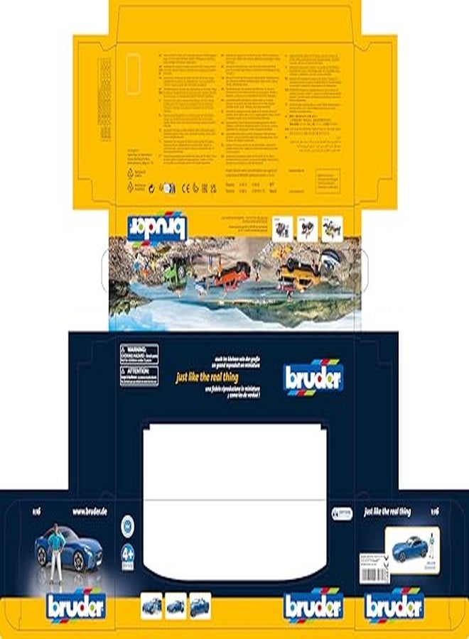 Bruder 03481 Roadster with Driver - Image 5