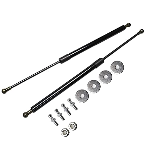 TSUBASA Lift Supports for Toyota Chaser JZX100 Sedan 1996-2001 Front Bonnet Hood Modify Carbon Fiber Gas Charged Shock Dampers Spring Struts Bar (2 PCS) (Normal Black) - Image 1